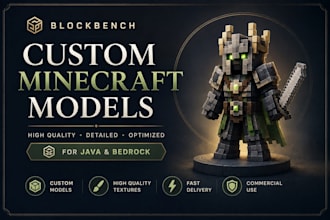 make high quality models in blockbench