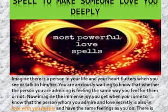powerful soulmate attraction and deep love spell