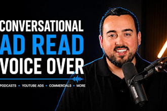record a natural commercial ad read