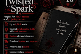 ghostwrite dark romance and psychological thriller stories