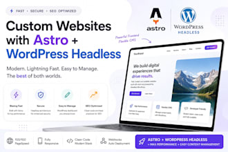 develop a custom website with astro and headless wordpress