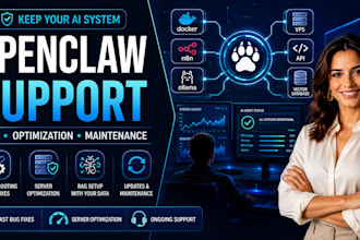 maintain openclaw ai, optimize rag and fix deployment issues