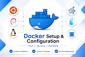 install and configure docker containers on your linux server