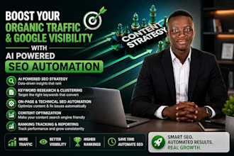 create ai powered SEO automation for google visibility