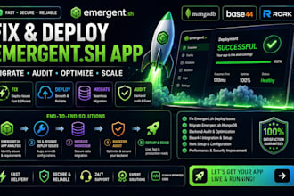fix deploy emergent sh app migrate emergent sh mongodb backend audit base44 rork