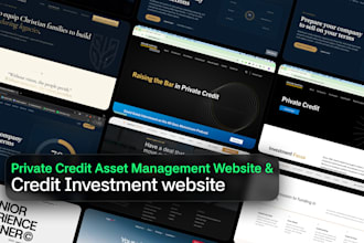 build a credit investment manager private credit asset management website