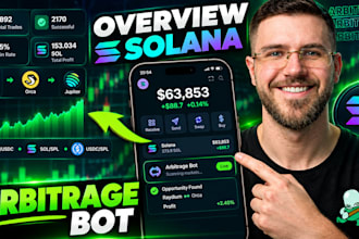 build a crypto arbitrage bot, triangular arbitrage bot,dex arbitrage trading bot