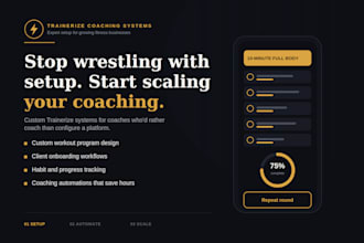 setup your trainerize workout program trainerize workout plan trainerize app