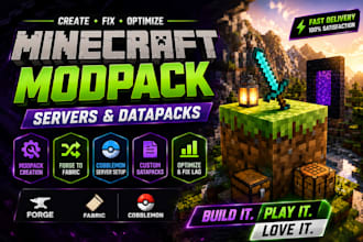 create fix minecraft modpack forge to fabric cobblemon server setup datapack mod