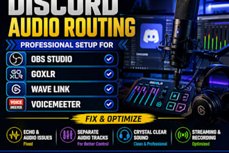 setup discord audio routing for obs, goxlr, wave link and voicemeeter
