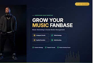 do music marketing and manage your artist social media