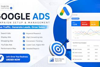 setup and optimize high ROI google ads campaigns