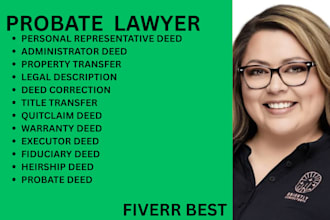 be your ny, ca, florida probate lawyer for quitclaim,warranty and executor deeds