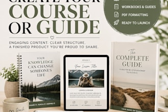 create a course or guide
