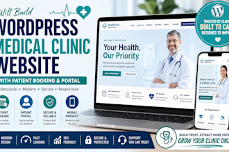 build wordpress medical clinic website with patient booking and portal