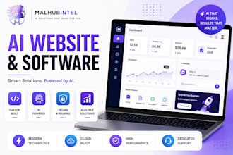 build ai website, ai web app, ai saas and custom ai software
