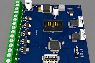 design custom pcb layout, schematic, multilayer pcb, rf pcb, esp32, kicad, iot