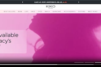 design a luxury cosmetics store, makeup website, and spa website