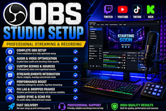 setup and optimize obs studio for professional streaming