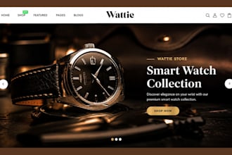 design luxury watch shopify store watch website luxury watch store