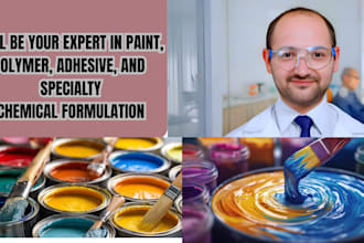 develop paint, polymer, adhesive, and specialty chemical formulations