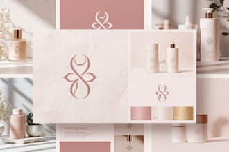 design minimalist canva branding kit social media template brand kit brand