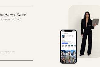 create your ugc portfolio or manage your social media channels