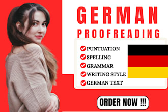proofread your german book and ebook
