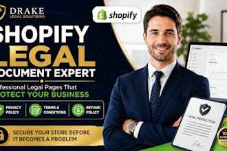 write shopify legal pages, privacy policy, terms and conditions, refund policy