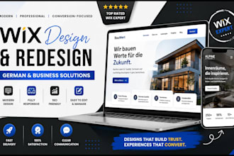wix website design german wix website redesign wix business website redesign