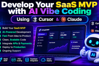 develop your saas mvp with ai vibe coding using cursor and claude