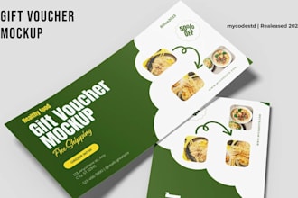 design business coupon, punch card, customer rewards card and discount voucher