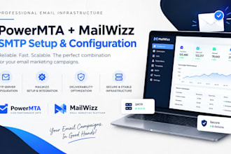 do powermta smtp server to send unlimited bulk cold emails with mailwizz