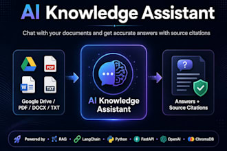 build an ai knowledge assistant using rag and langchain