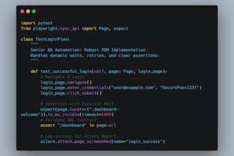 build scalable playwright python automation frameworks and ci cd pipeline