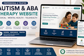 autism therapy website medical website aba therapy website mental telehealth
