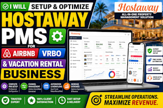 setup and optimize hostaway pms for airbnb vrbo and vacation rental business