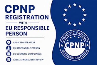 register your cosmetic products on cpnp with eu rp