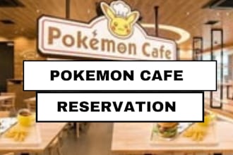 secure reservations at pokemon cafe in tokyo or osaka