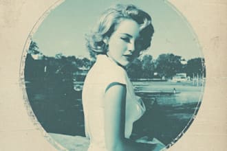 make your vintage retro album cover art