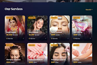 build a salon, beauty salon, spa, or barber shop website with online booking