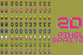 be your pixel sprites artist
