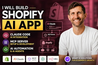 build shopify ai app, claude code ai integration, mcp server and ai automation