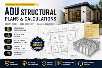 design structural plans for adu and home additions