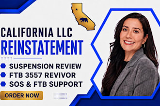 reinstate your suspended california llc with ftb 3557 revivor