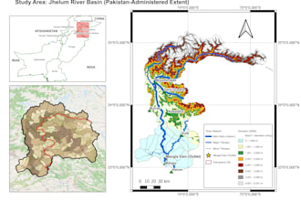 create gis maps and remote sensing climate data analysis