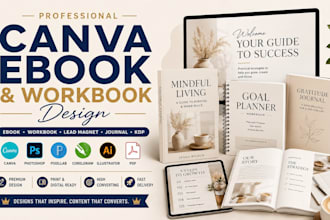 do canva ebook design pdf lead magnet design kdp workbook canva journal design