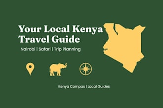 create a personalized kenya travel itinerary and guide