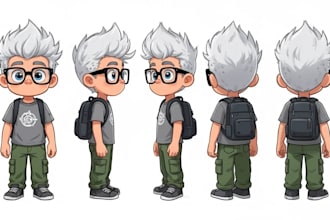 draw cute custom anime chibi mascot character for twitch streamer and game