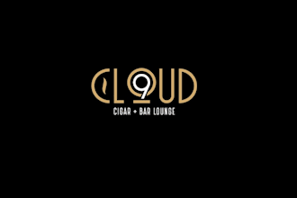 design cloud cigar lounge bar logo